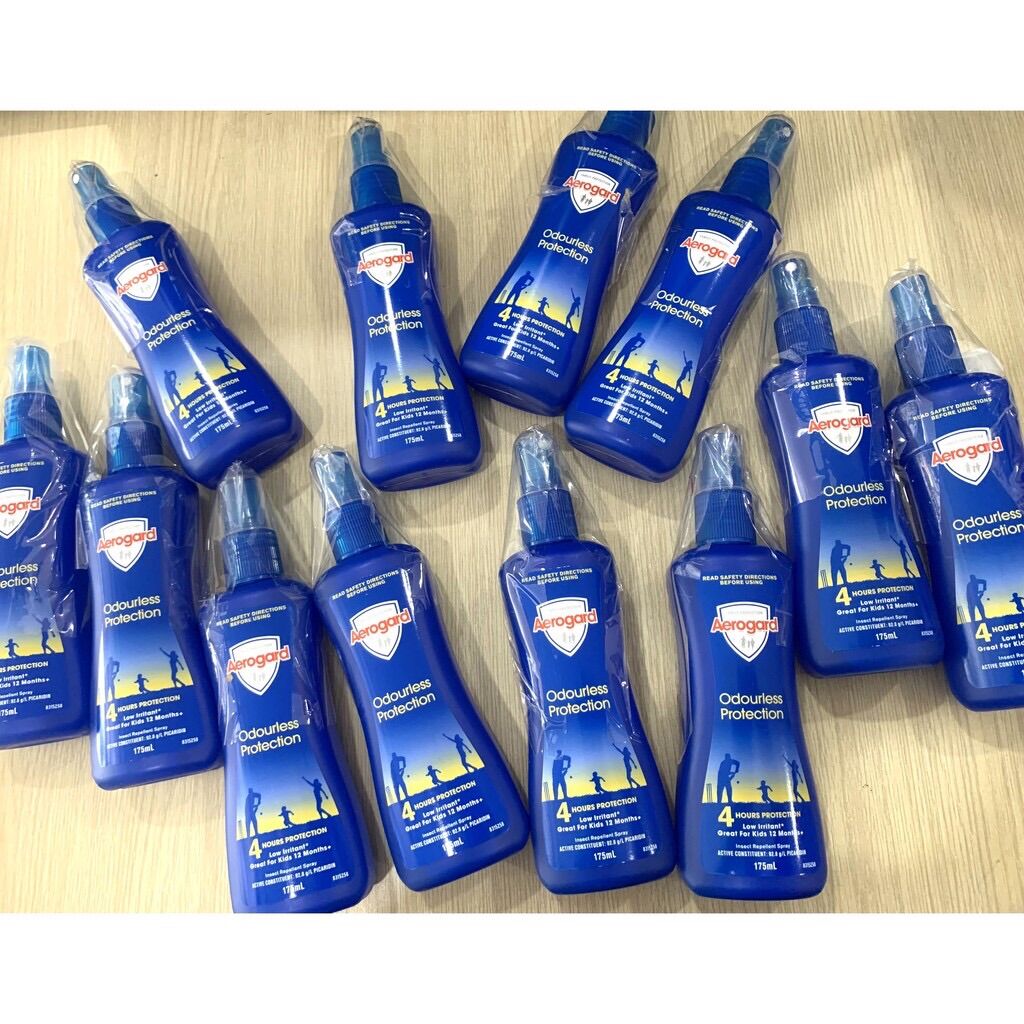 Xịt chống muỗi Aerogard odourless protection 175ml