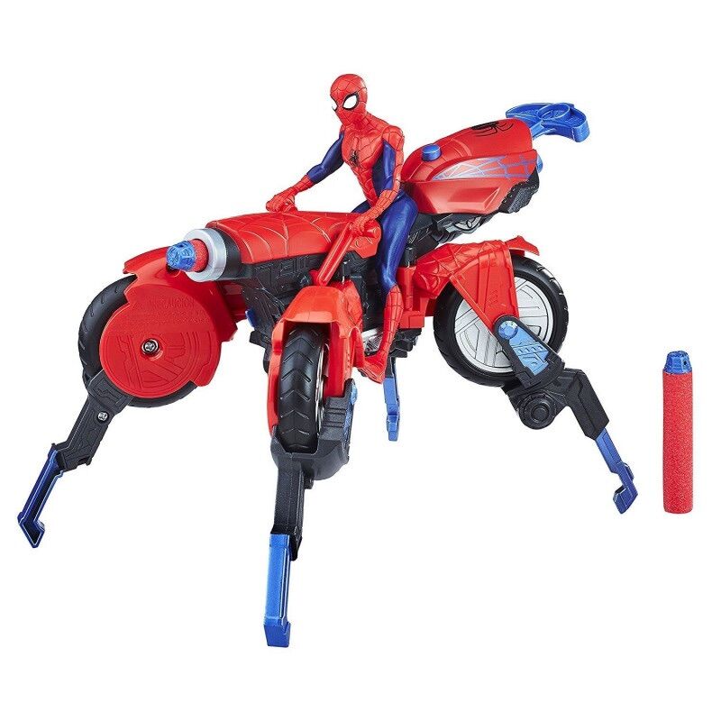 Xe mô tô người nhện Spiderman 3 trong 1