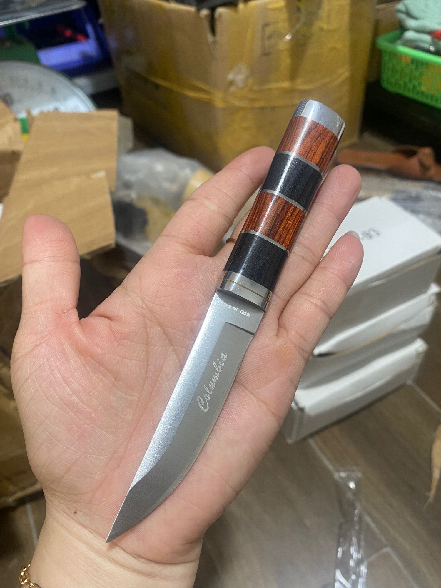 Gọt hoa quả mini sưu tầm 16cm, có bao đựng