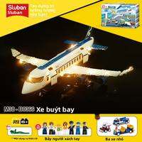 Sluban | Đồ Chơi Trí Tuệ Khối Xây Dựng Máy Bay Hành Khách Sân Bay