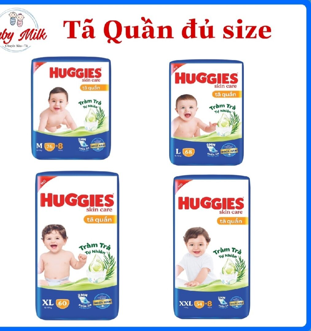 Tã quần Huggies M/76. L/68.XL/60.XXL/ 54