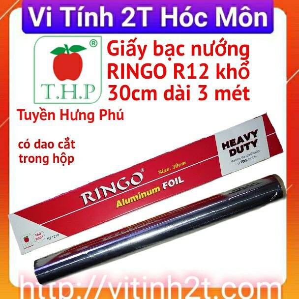 ( Hóc Môn) Giấy bạc nướng Ringo R12 khổ 30cm dài 2.5m