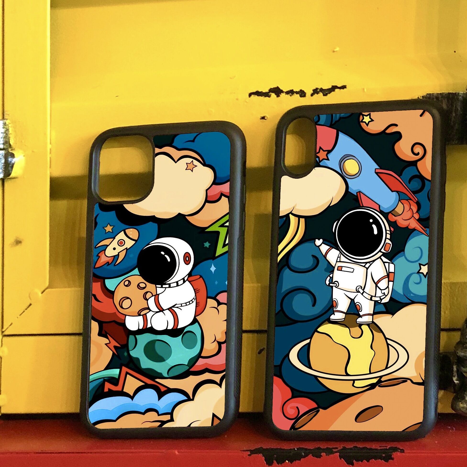 Ốp iphone Phi Hành Gia dễ thương