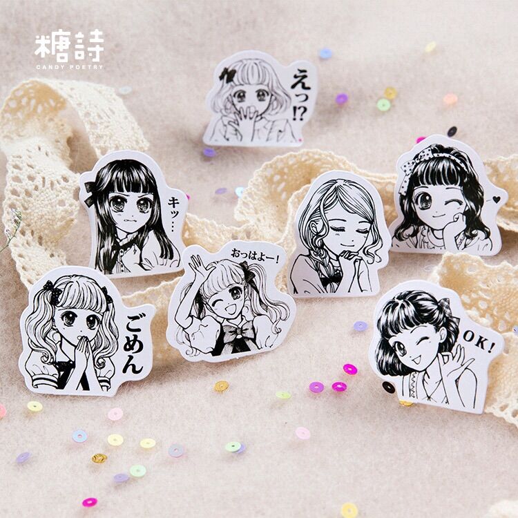 Hộp sticker box nhiều loại dễ thương
