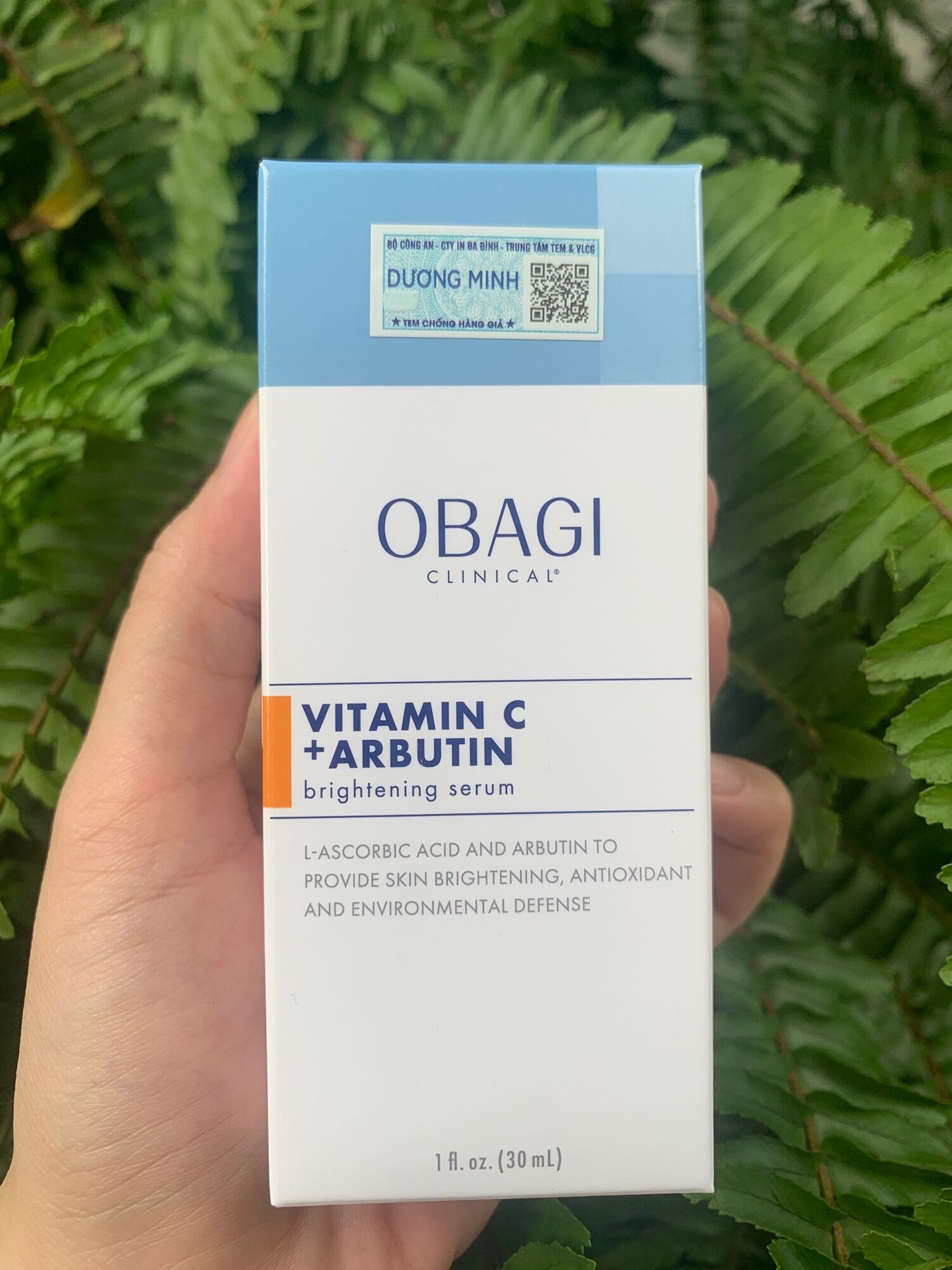 [HCM]Serum dưỡng trắng da Vitamin C+ Arbutin Brightening 0baghi 30ml