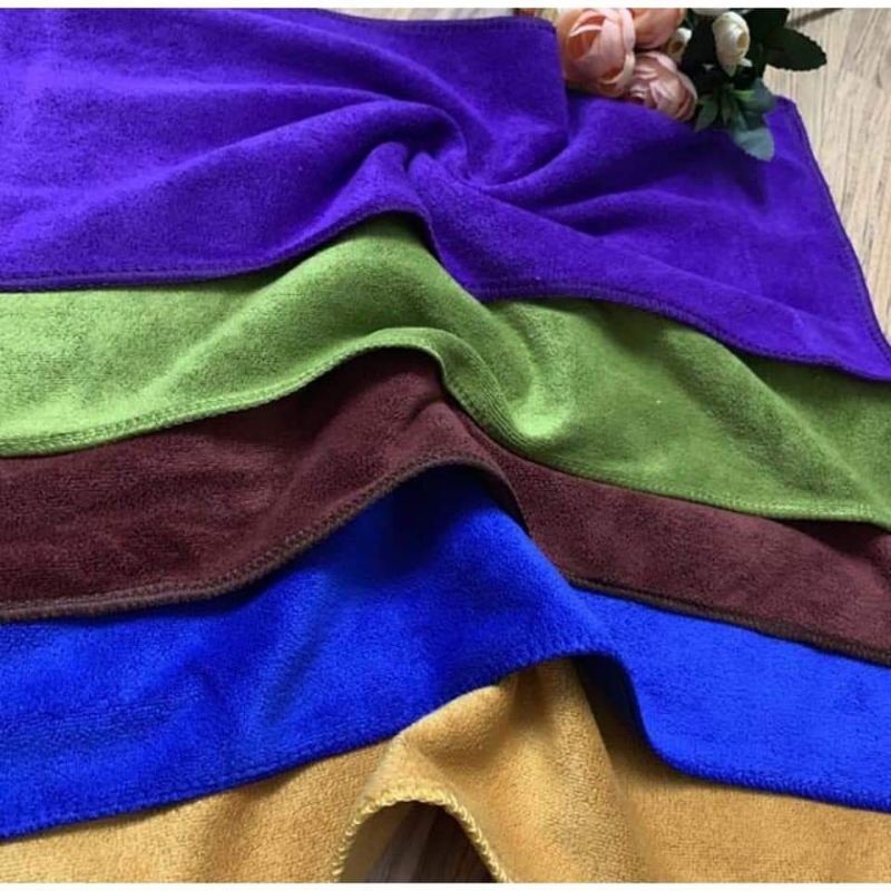 COMBO 10 KHĂN GỘI ĐẦU, QUẤN ĐẦU SPA KÍCH THƯỚC 35* 75 CM