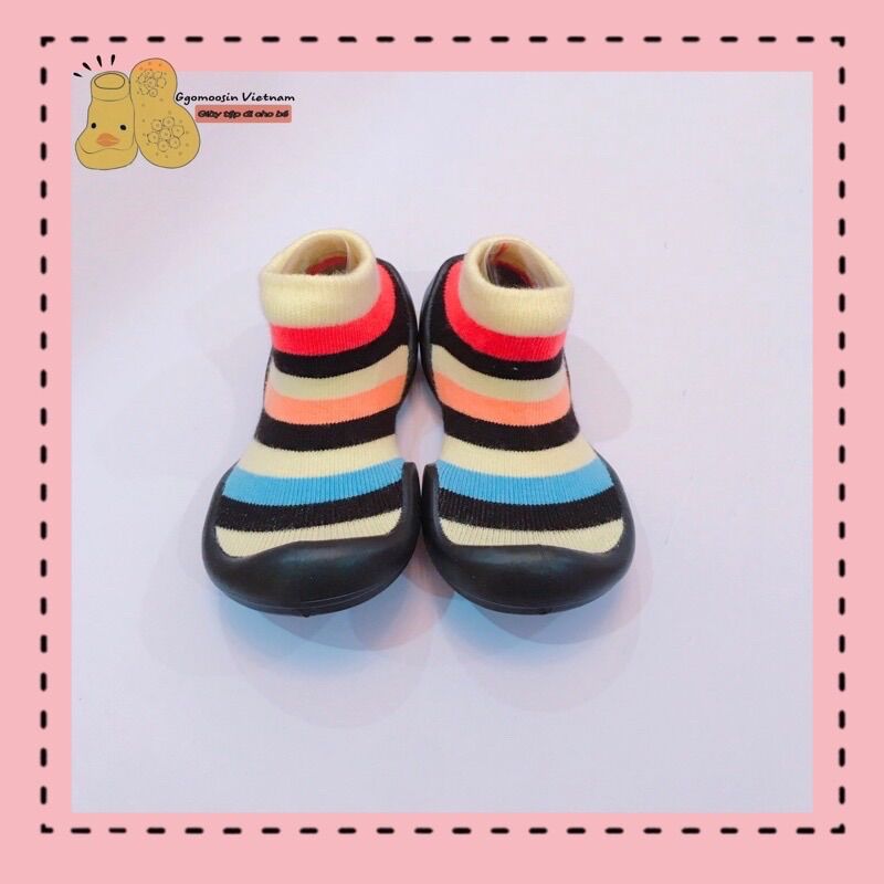 RAINBOW RING BLACK Giày tập đi cho bé cưng MADE IN KOREA