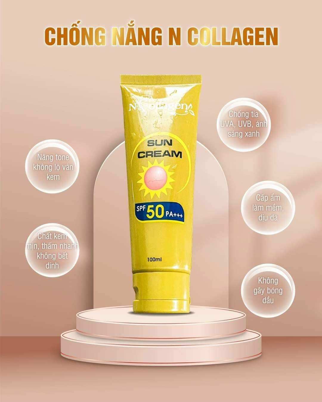 KEM CHỐNG NẮNG NCOLAGEN