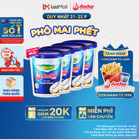 Combo 4 Phô Mai Kem Hiệu Anchor (Dạng Phết)