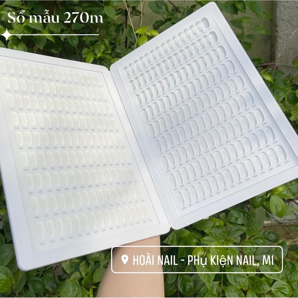 Sổ mẫu mika 270m ( tặng kèm móng mẫu)