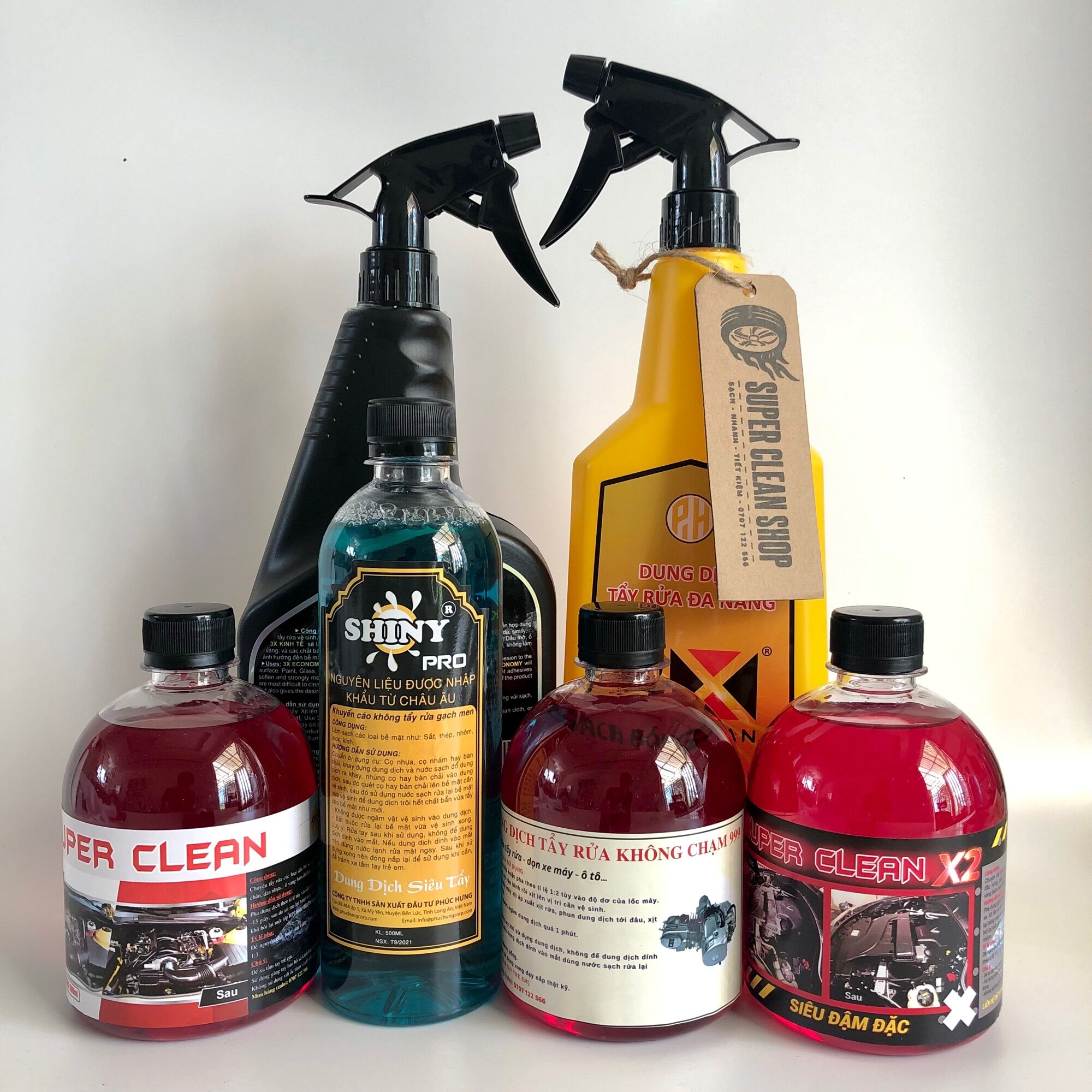 [TẶNG CỌ DETAILING + VÒI XỊT] Dung dịch tẩy rửa lốc máy 999 SIÊU SẠCH