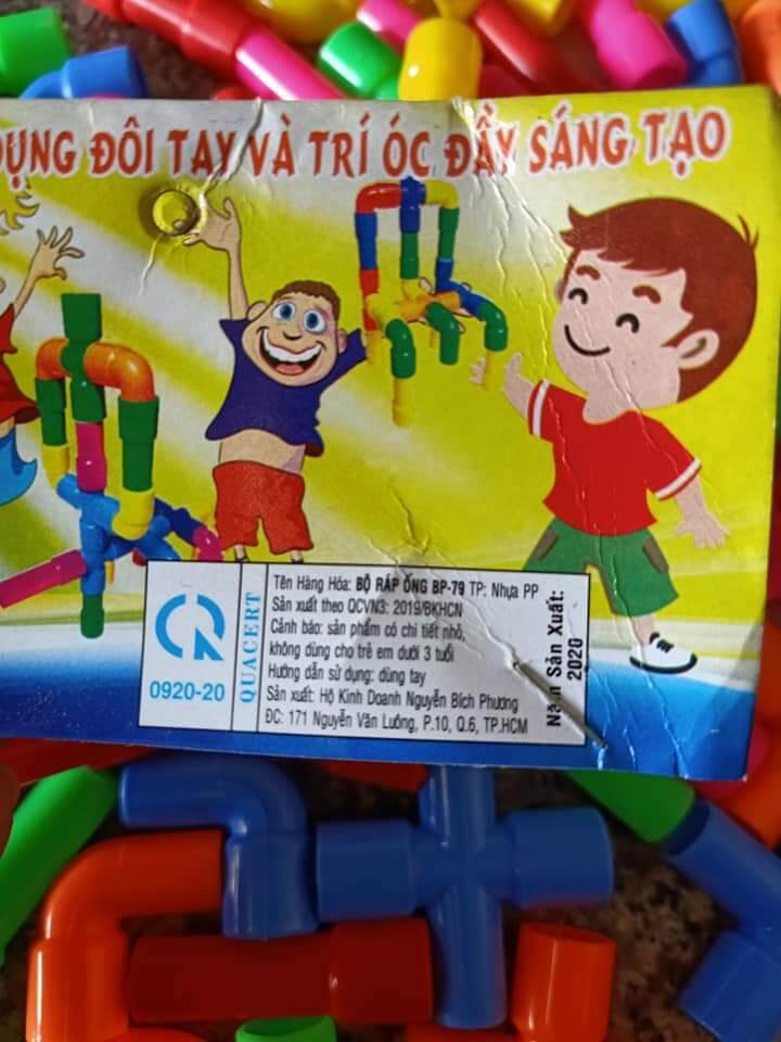 BỘ ĐỒ CHƠI LẮP RÁP ỐNG