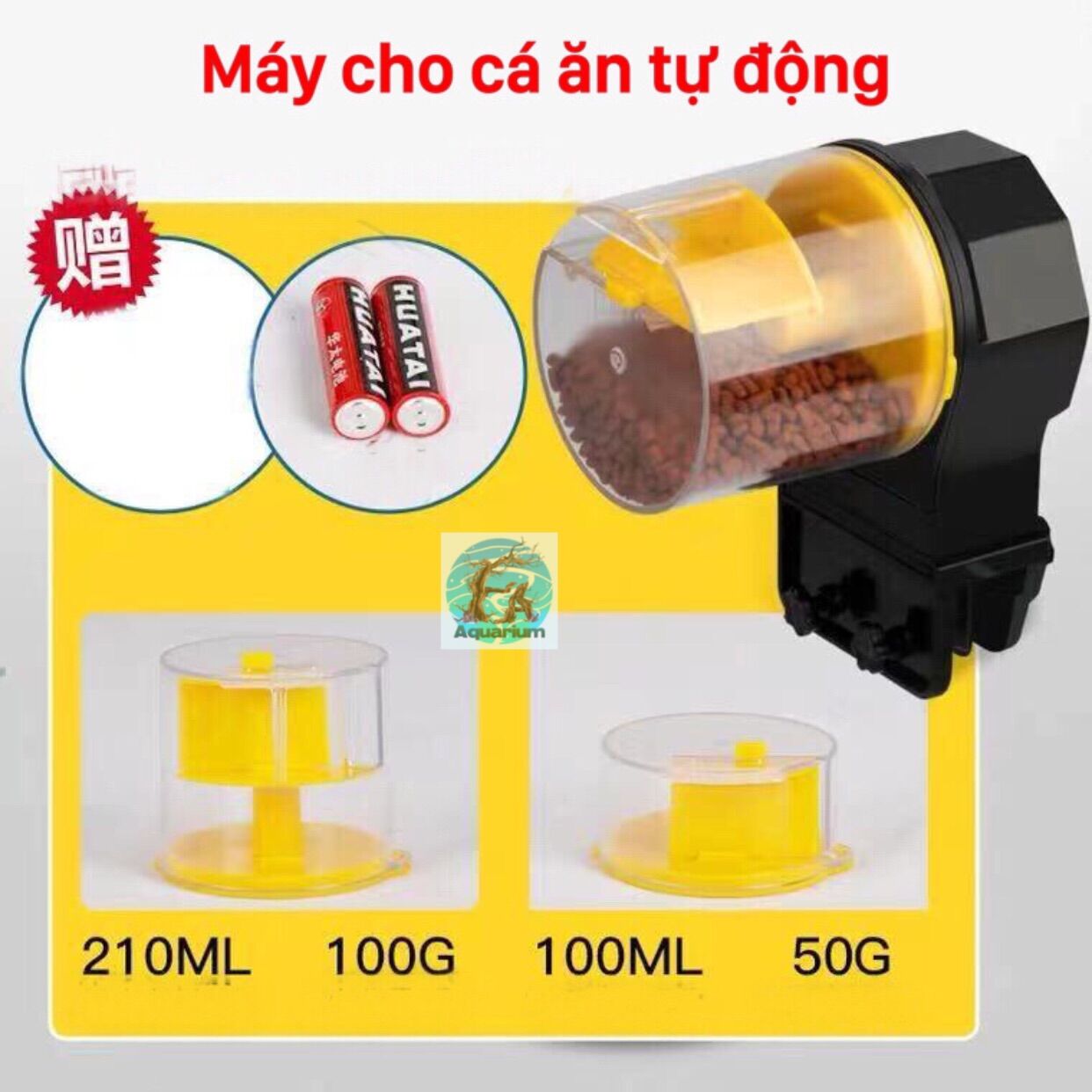 Máy cho cá ăn tự động