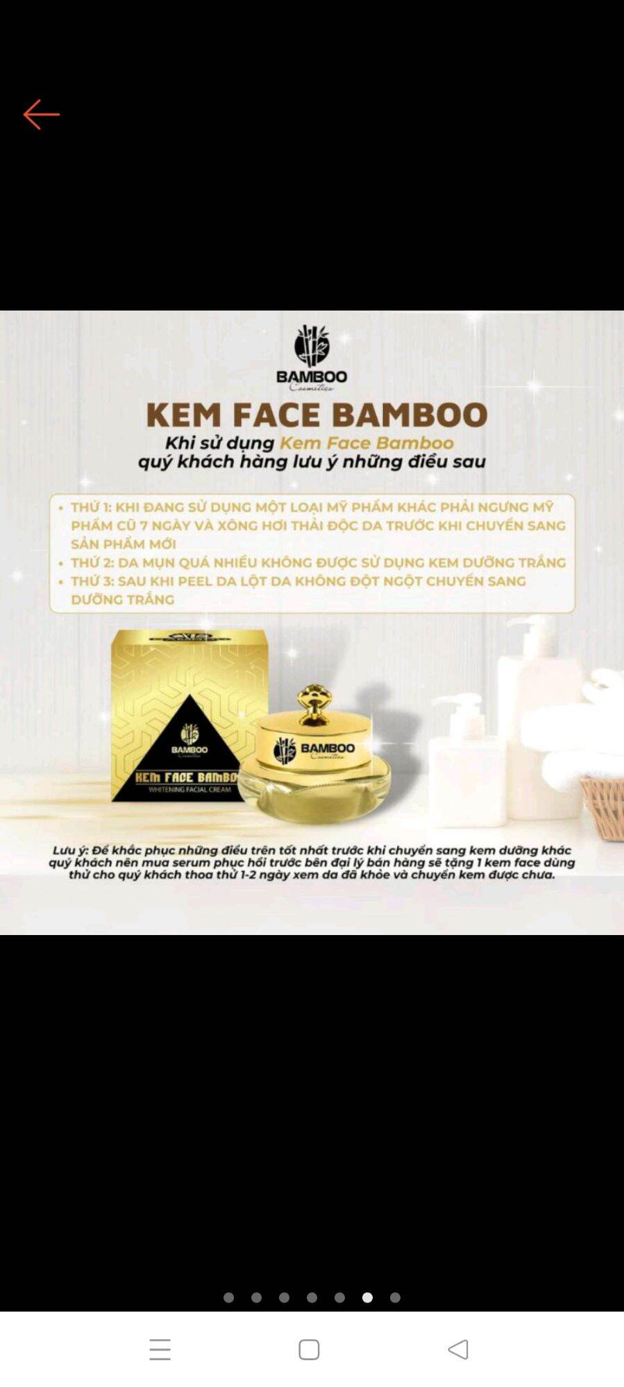 KEM FACE BAMBOO DƯỠNG TRẮNG DA MỜ NÁM