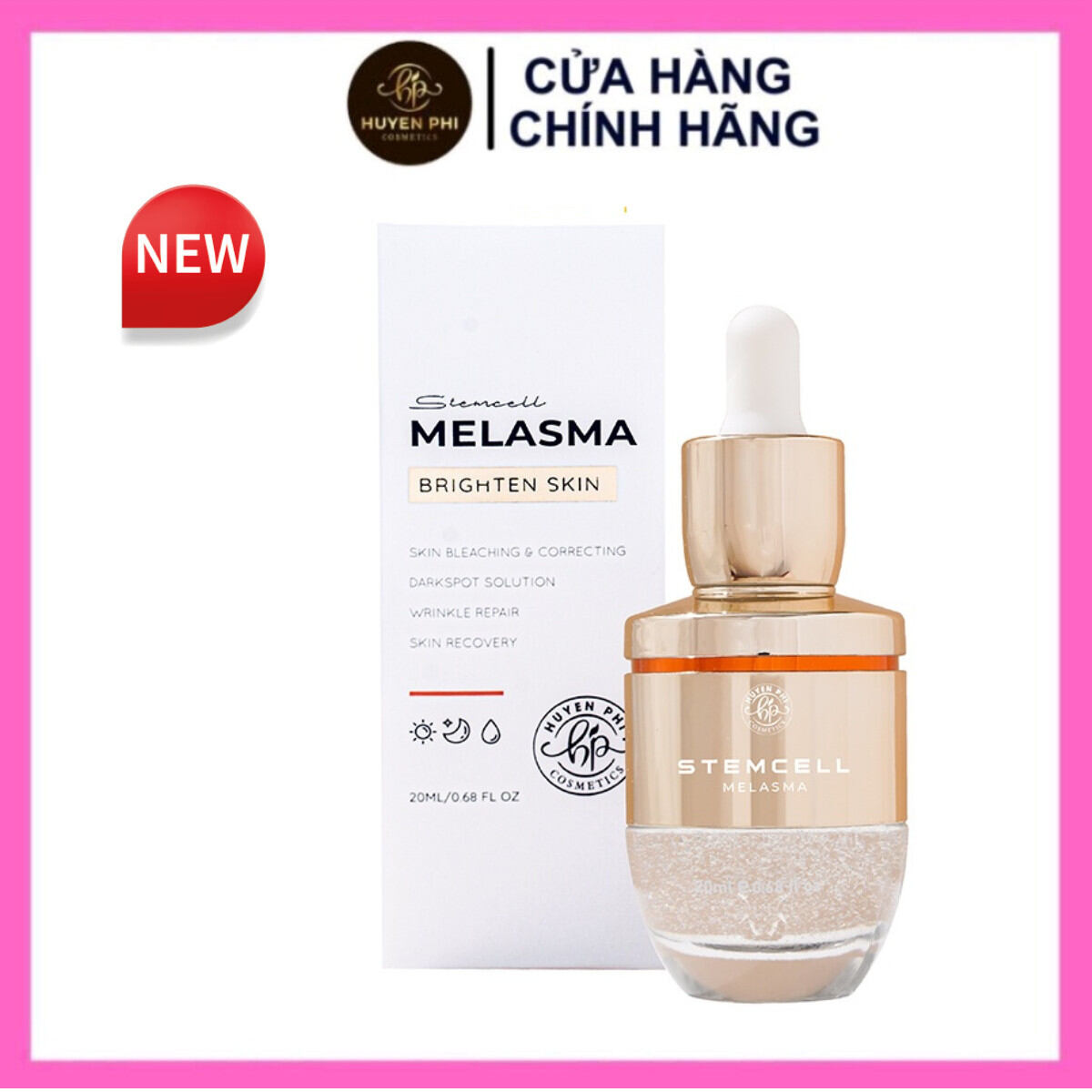 Tinh chất Peel da Huyền Phi nhân sâm Bóc Tách Stemcell Melasma