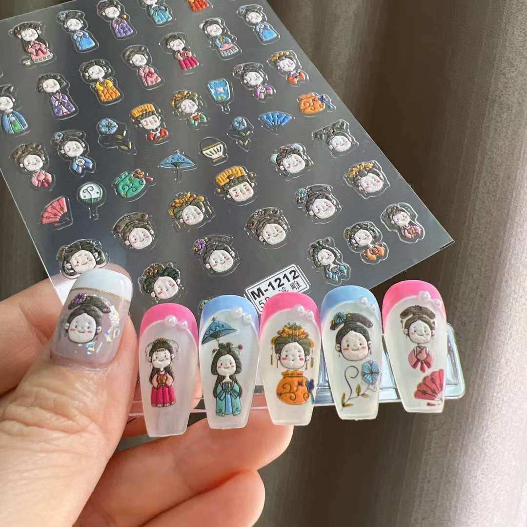 STICKER NỔI 5D MẪU MỚI