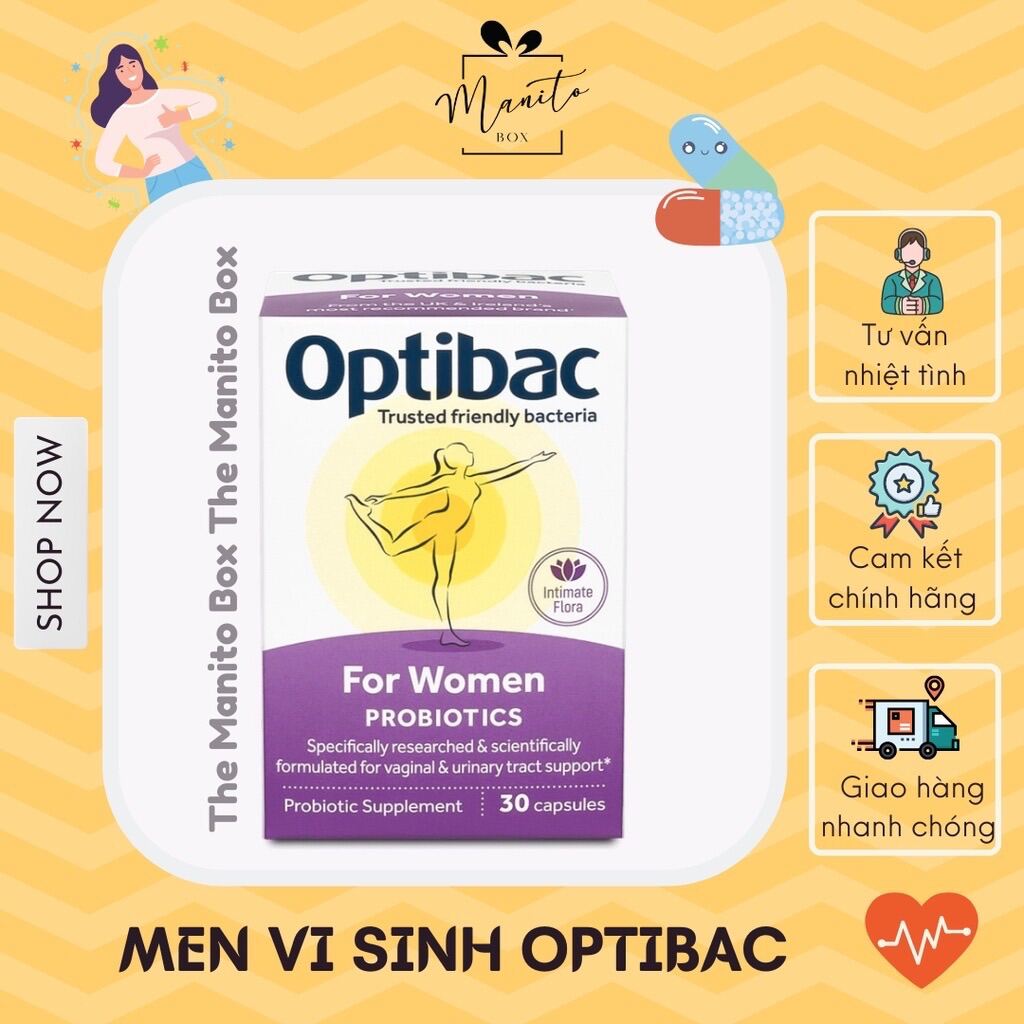 Optibac Probiotics Phụ Khoa - Optibac Tím Mẫu Mới 30v giá rẻ Tháng ...