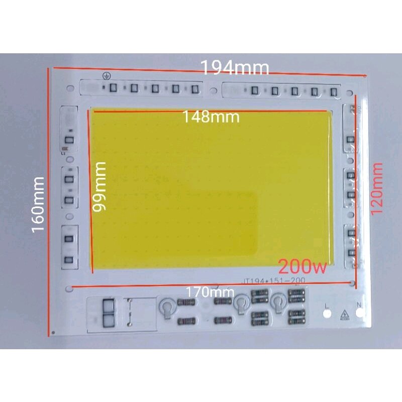 Led liền nguồn 220v 200w,150w,100w,50w
