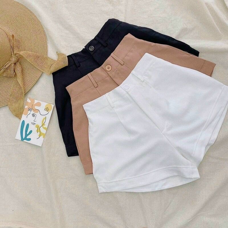 Quần short lưng cao