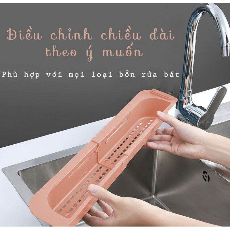 Kệ Nhựa Gác Bồn Rửa Chén Bát Đựng Đồ Rửa Chén Bát