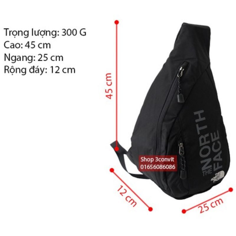 Balo đeo chéo TNF 17