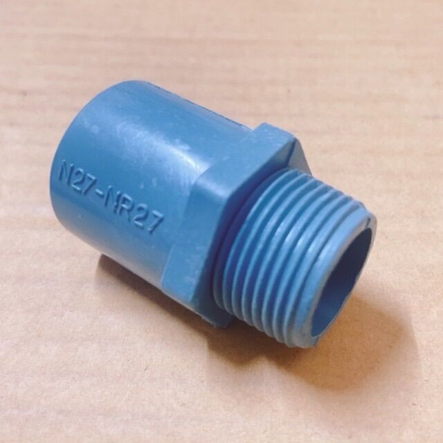Nối 27 ren ngoài 27 pvc siêu bền