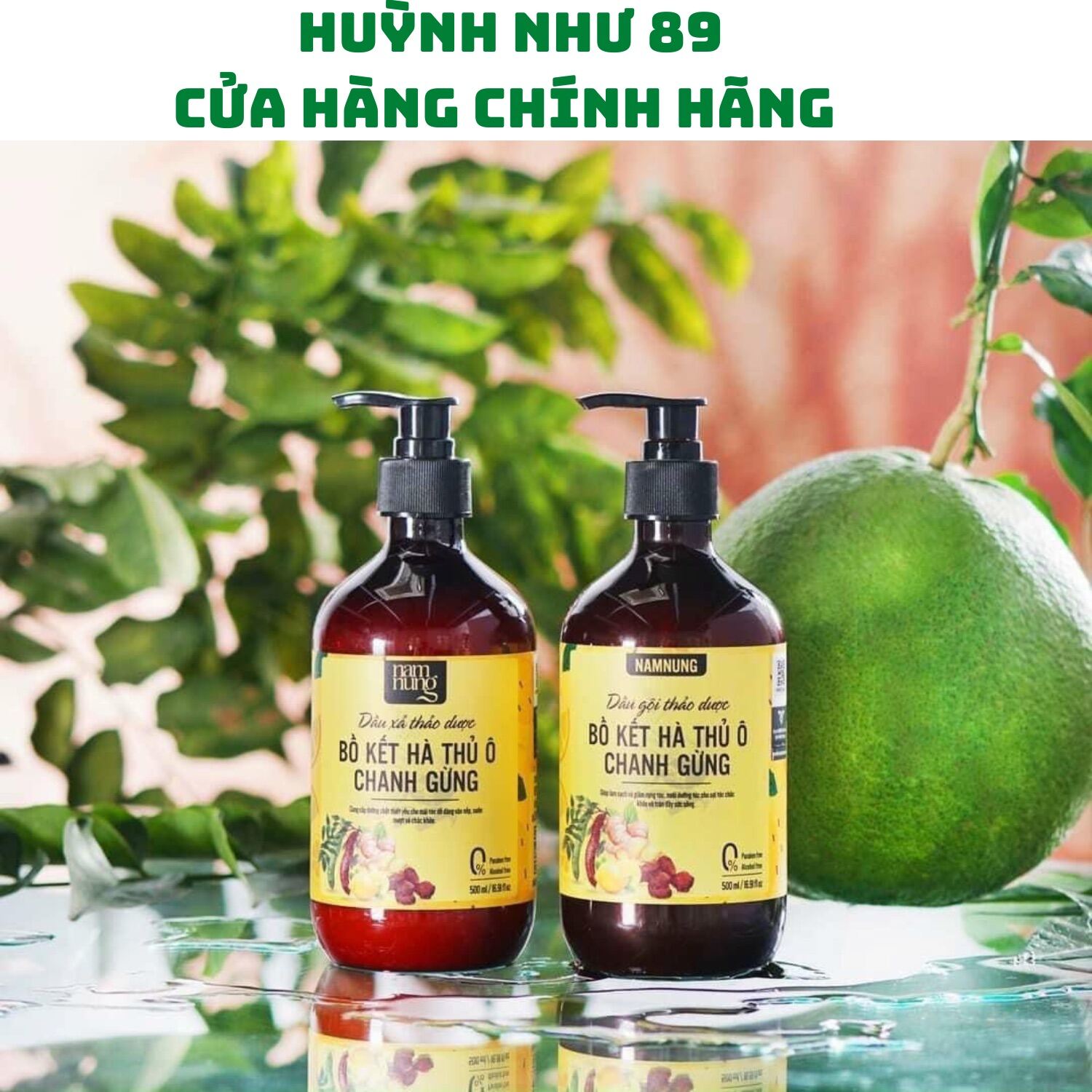 Bộ đôi dầu gội xả Nam Nung ngăn ngừa gàu, rụng, giúp tóc chắc khỏe