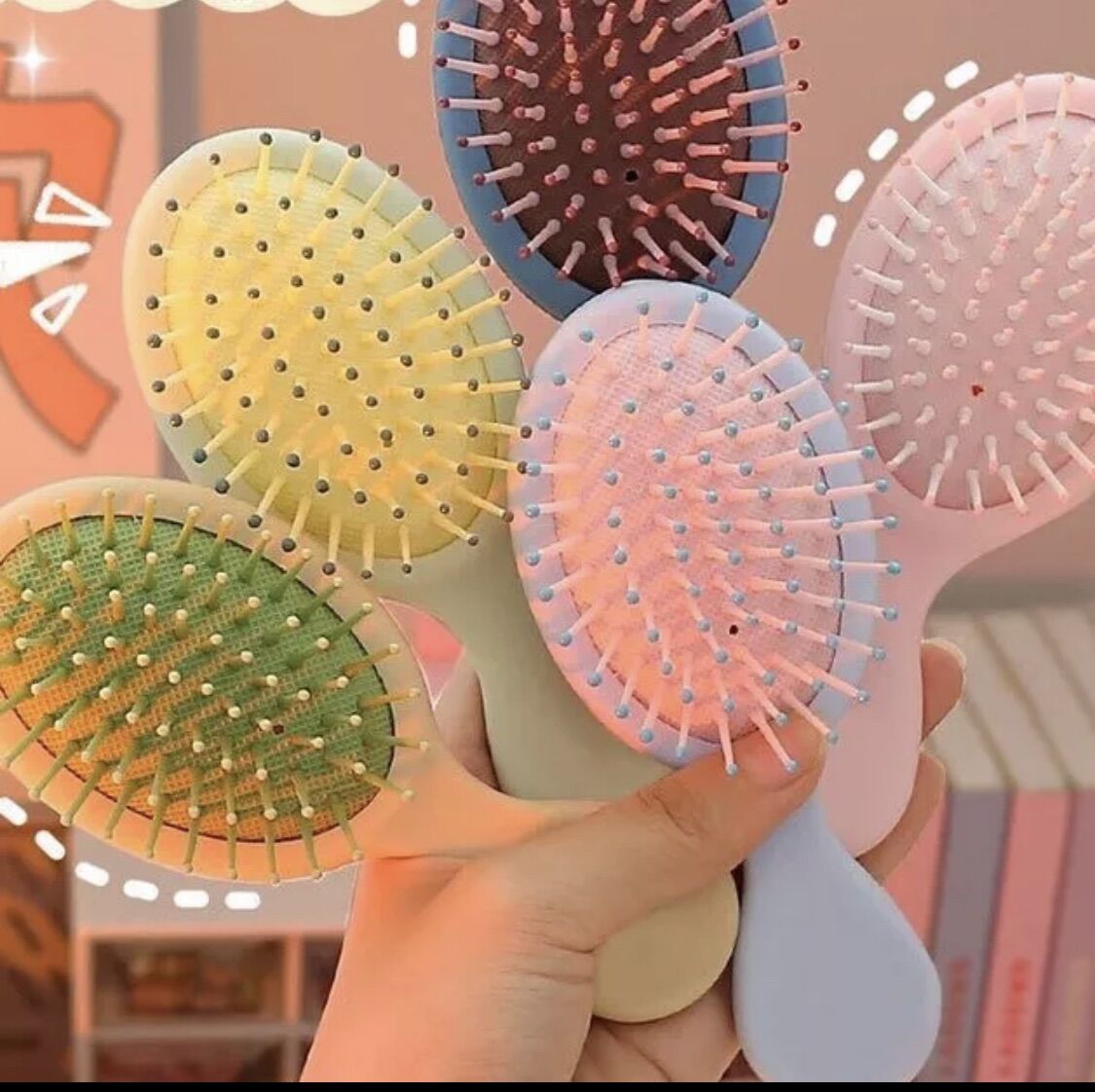Lược chải tóc dễ thương có thể masage da đầu