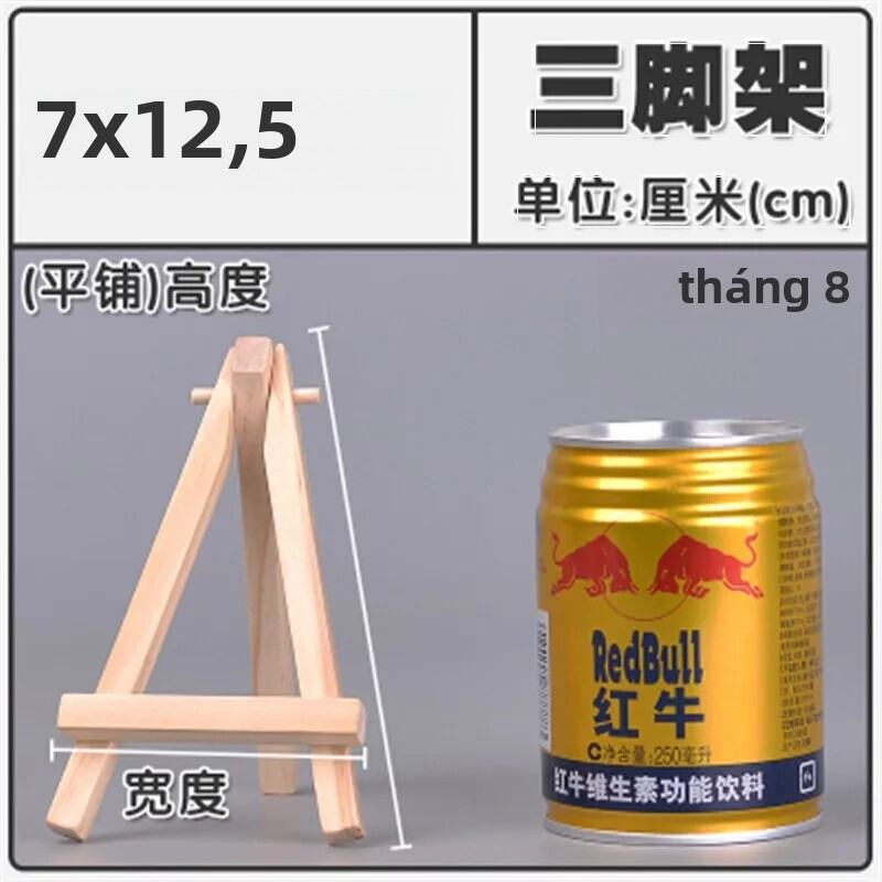 10 Chiếc Gỗ Mini Giá Vẽ Khung Tam Giác Bàn Cưới Thẻ Đứng Hiển Thị Giá Đỡ Cho Trẻ Em Tranh Thủ Công N
