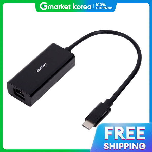 UNICORN | USB 3.1 Type-C Gigabit Wired Lan Card, Internet Lan Port, External Type, Laptop, Router Giá 589,400 Đồng*Miễn phí vận chuyển