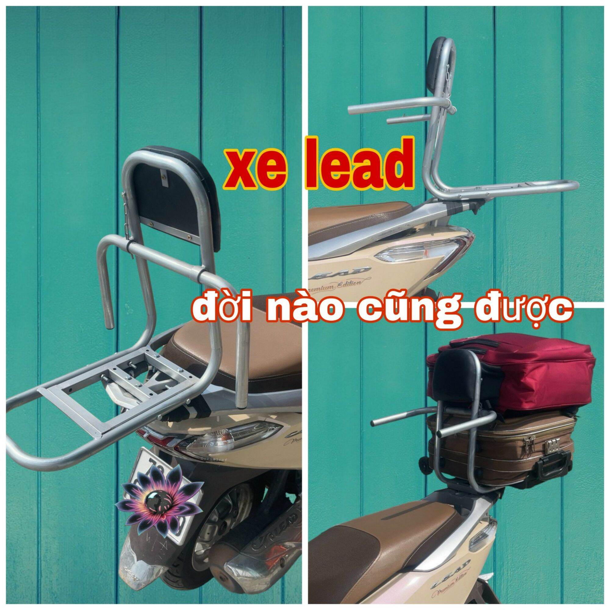 BAGA Phượt lắp xe LEAD (Tặng kèm xốp bọc gác tay)