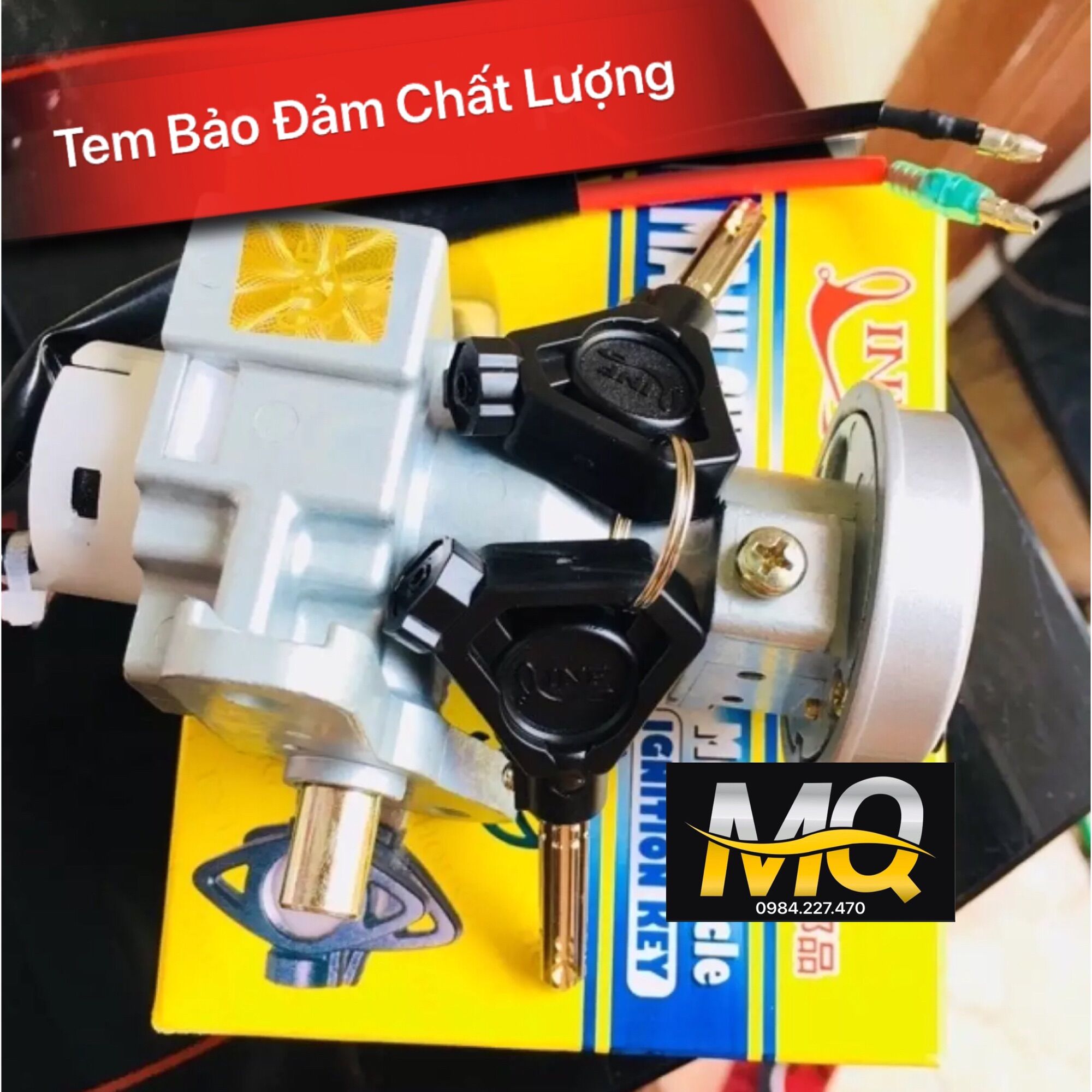 BỘ Ổ KHOÁ XE EXCITER 150cc 8 CẠNH (XEM ẢNH + VIDEO )