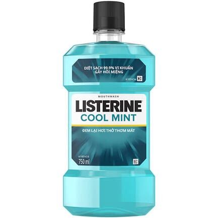 Nước súc miệng listerine 750ml