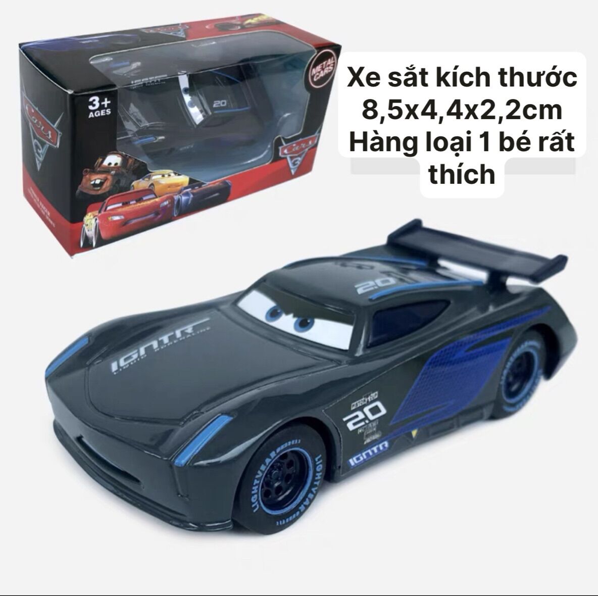 Xe Ô tô sắt Lightning macqueen - mcqueen chạy đà loại đẹp