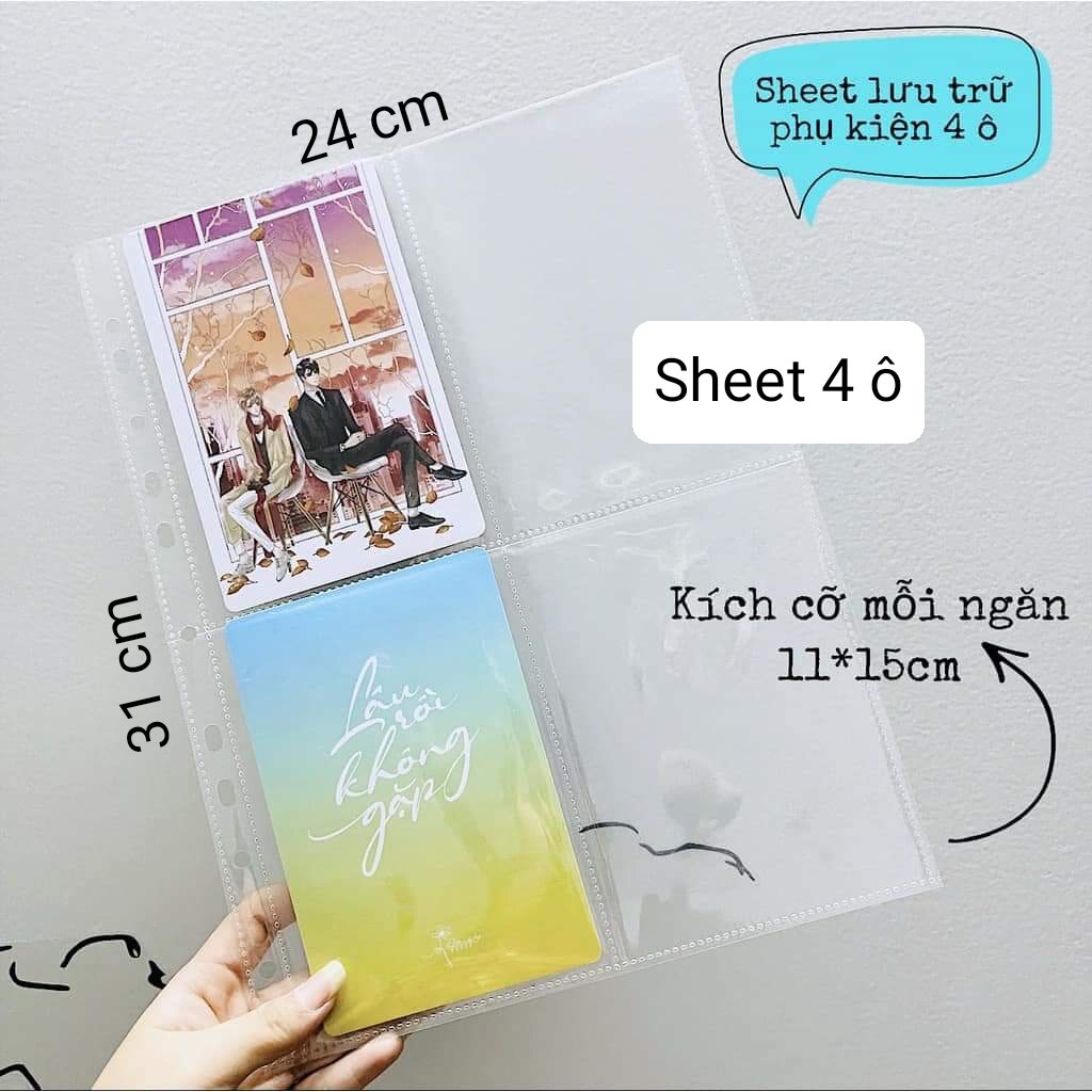Sổ đựng lomo card, thẻ ảnh mini 240 ô