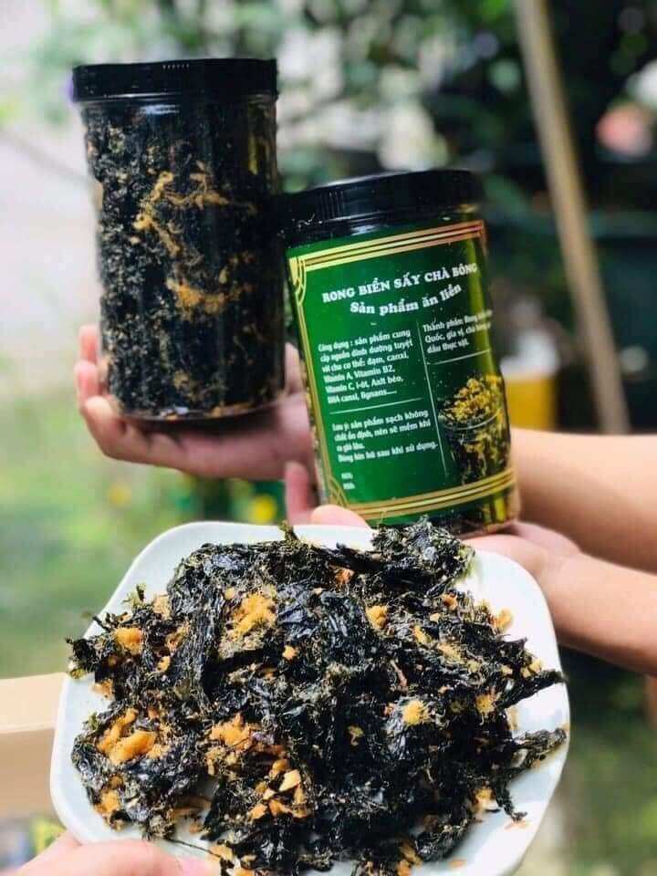 RONG BIỂN SẤY TỎI CHÀ BÔNG