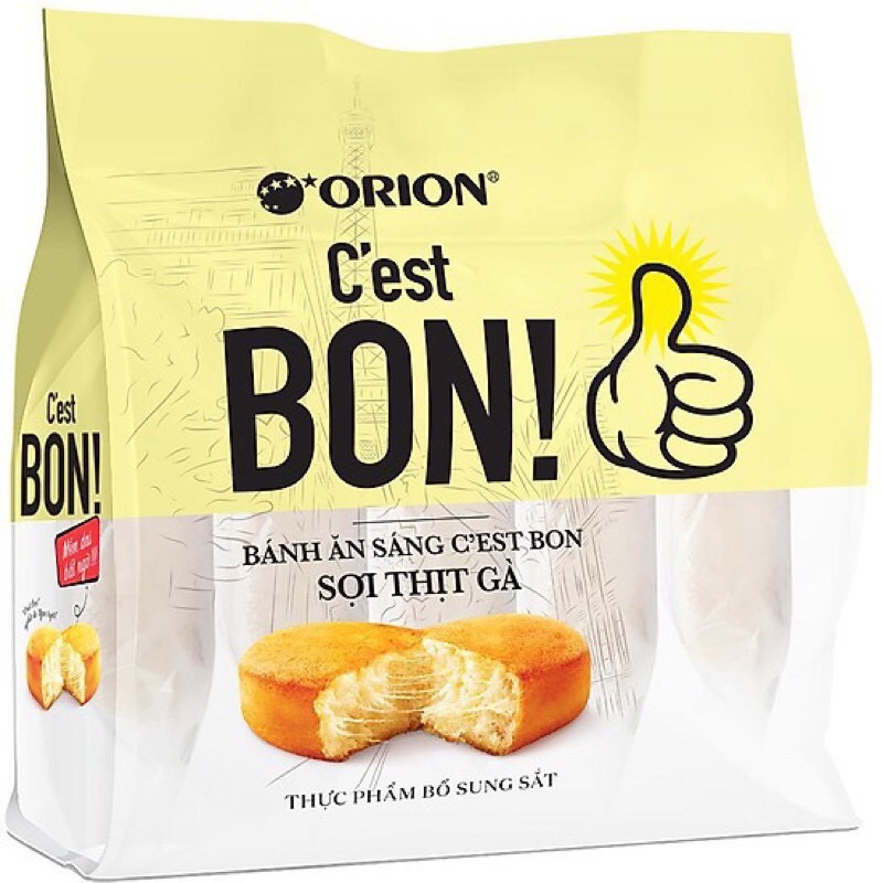 COMBO 5 CÁI BÁNH BON C’EST SỢI THỊT GÀ