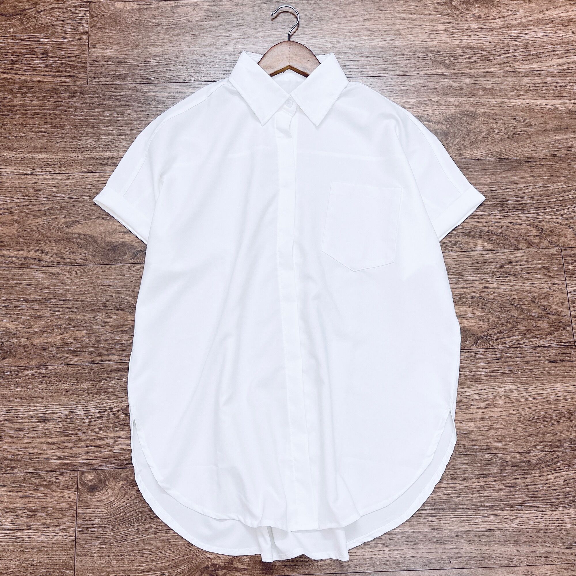 Bền Đẹp giá rẻ - Sơ Mi Trắng Nữ - Đủ Size - Big size