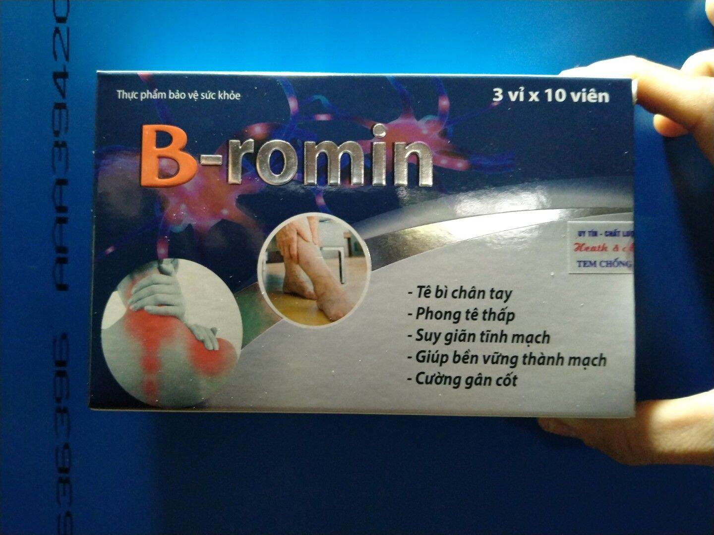 bromin hỗ trợ điều trị suy giãn tĩnh mạch