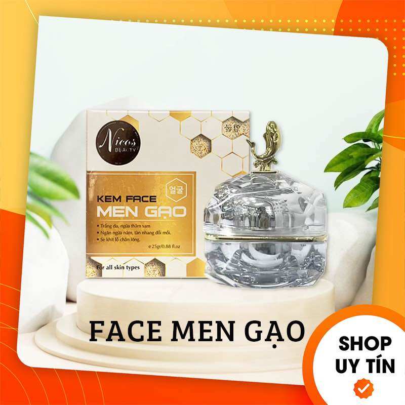 Kem Face Men Gạo Nicos Beauty