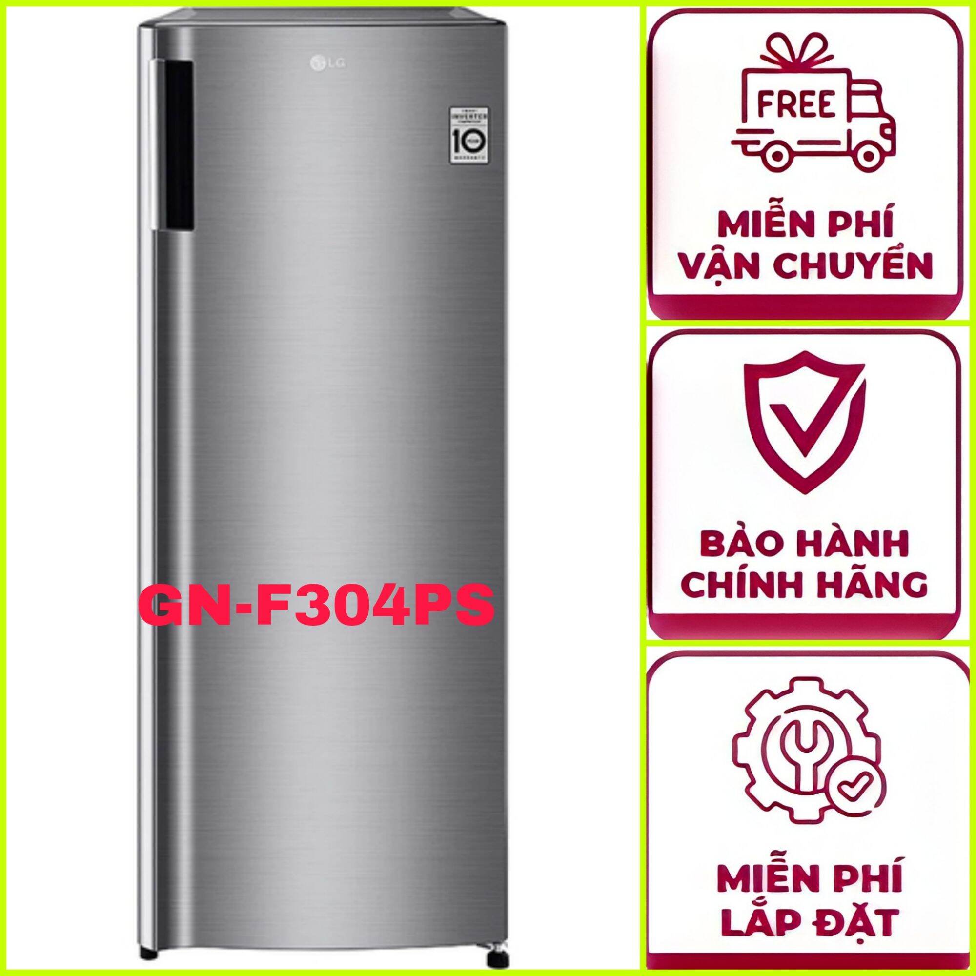 Giá bán [Tủ đông LG chính hãng] Tủ đông LG Inverter 165 lít GN-F304PS (BH 24 tháng tại nhà)