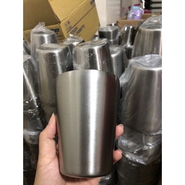 Bộ 10 ly inox 304 giữ nhiệt 2 lớp loại 450ml