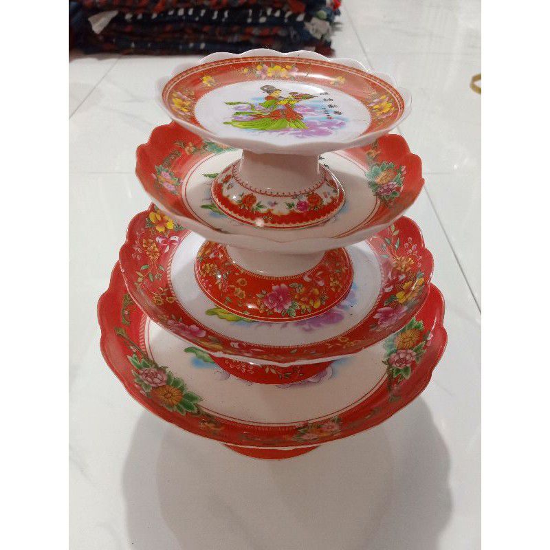 Dĩa Chưng Cúng Trái Cây Nhựa Mica (Nhiều Size)