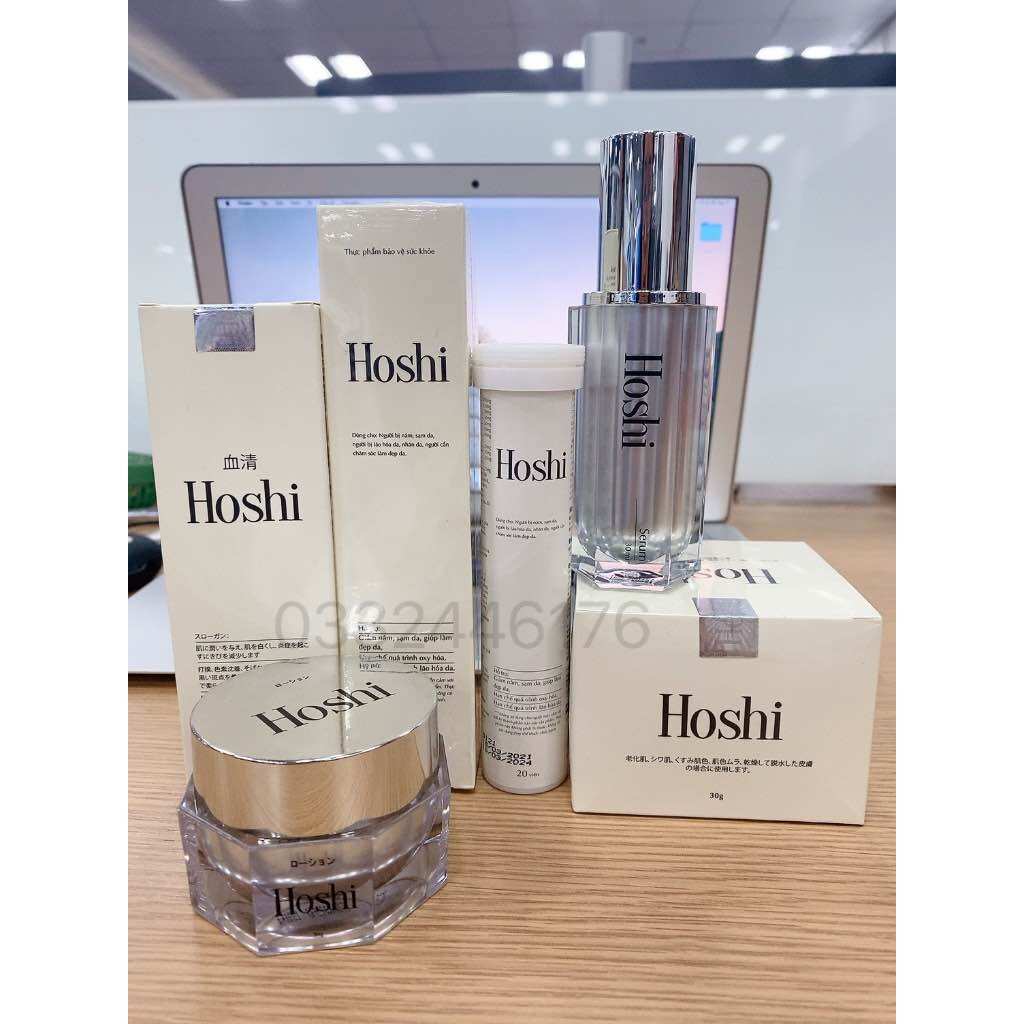 [MUA 2 TẶNG 2] Bộ mờ nám, trắng da Hoshi Nhật Bản ( Tặng 1 Sủi và 1 KCN Hoshi)