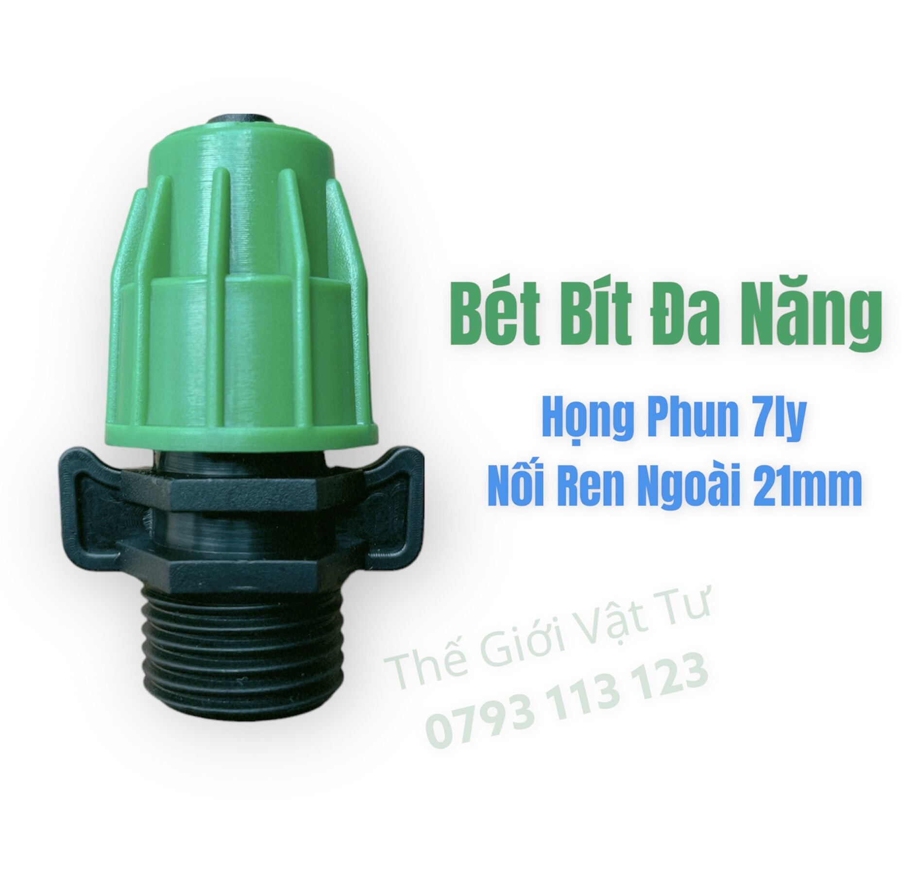 Bộ 10 Béc Bít Đa Năng Kèm Nối Phi 21 ( Béc Có Thể Phun Cao, Phun Ngang Tuỳ Chỉnh )