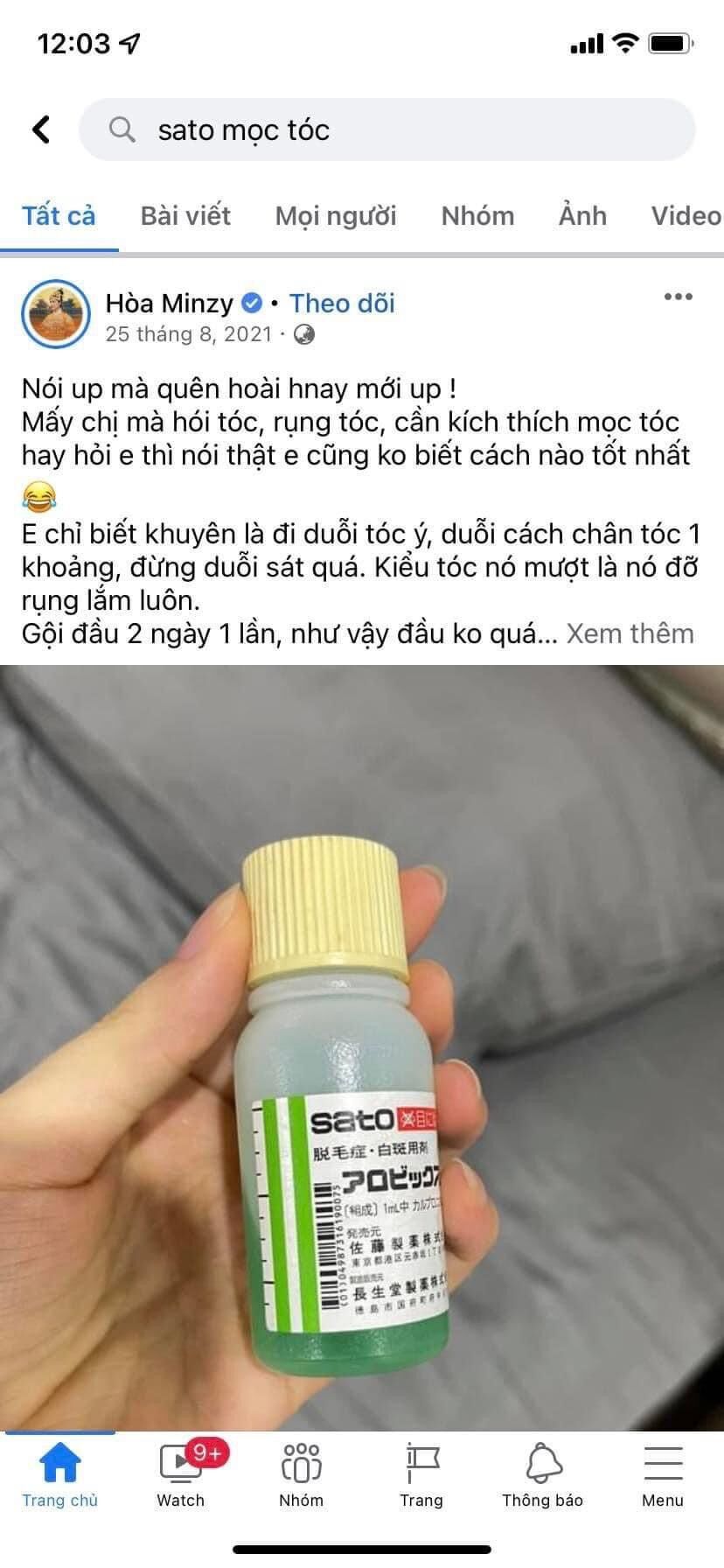 Mọc tóc Sato Nhật Bản