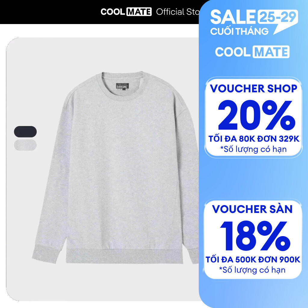 [OUTLET - KHÔNG ĐỔI TRẢ]Áo Sweater Oversize 100% Cotton Coolmate