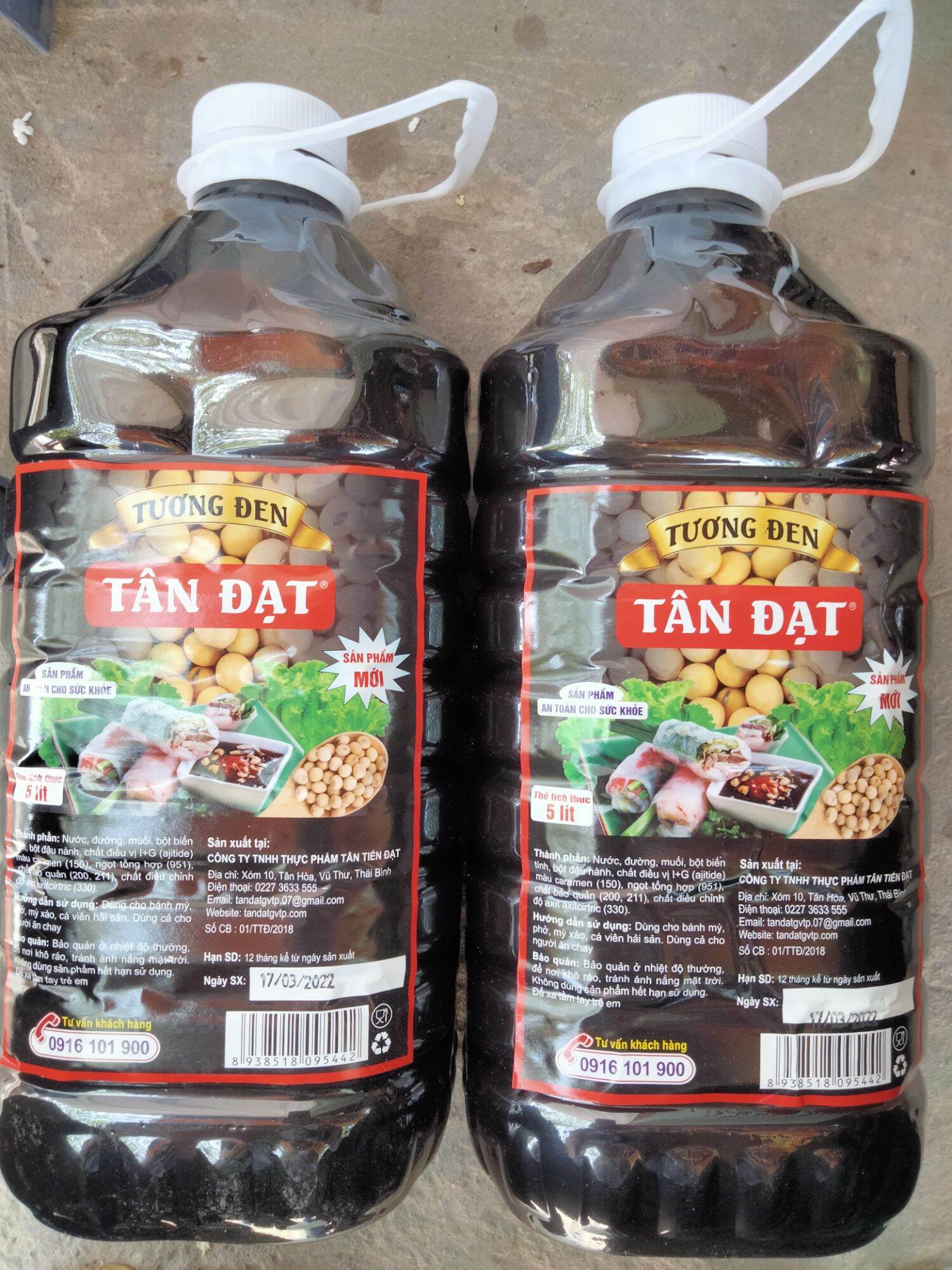 Tương đen Tân Đạt can 5 lít