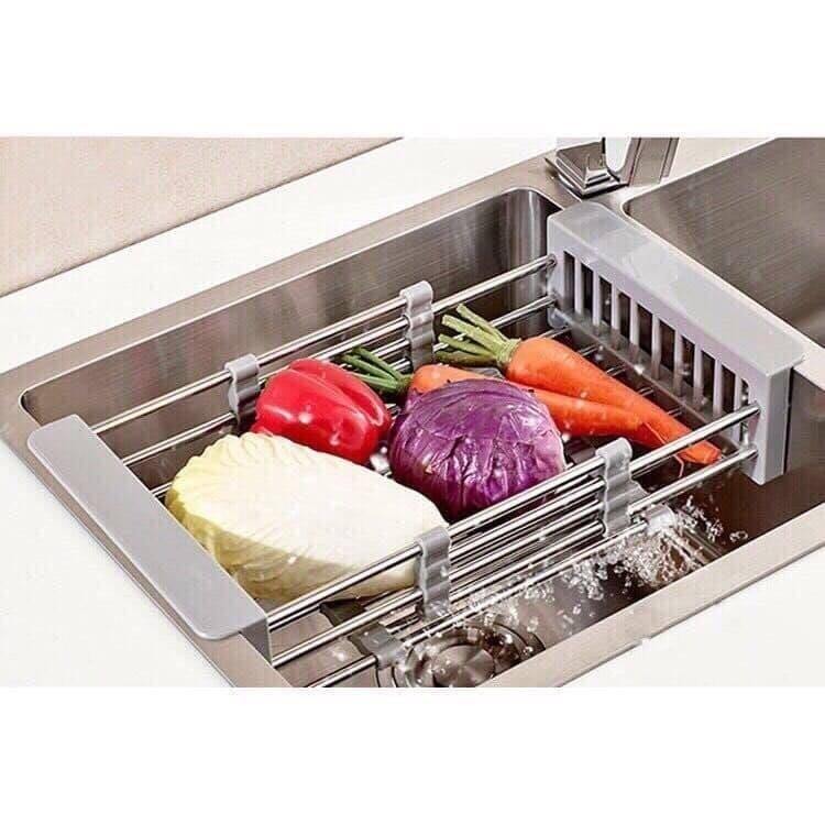 Giá rút gọn để trên bồn rửa bát