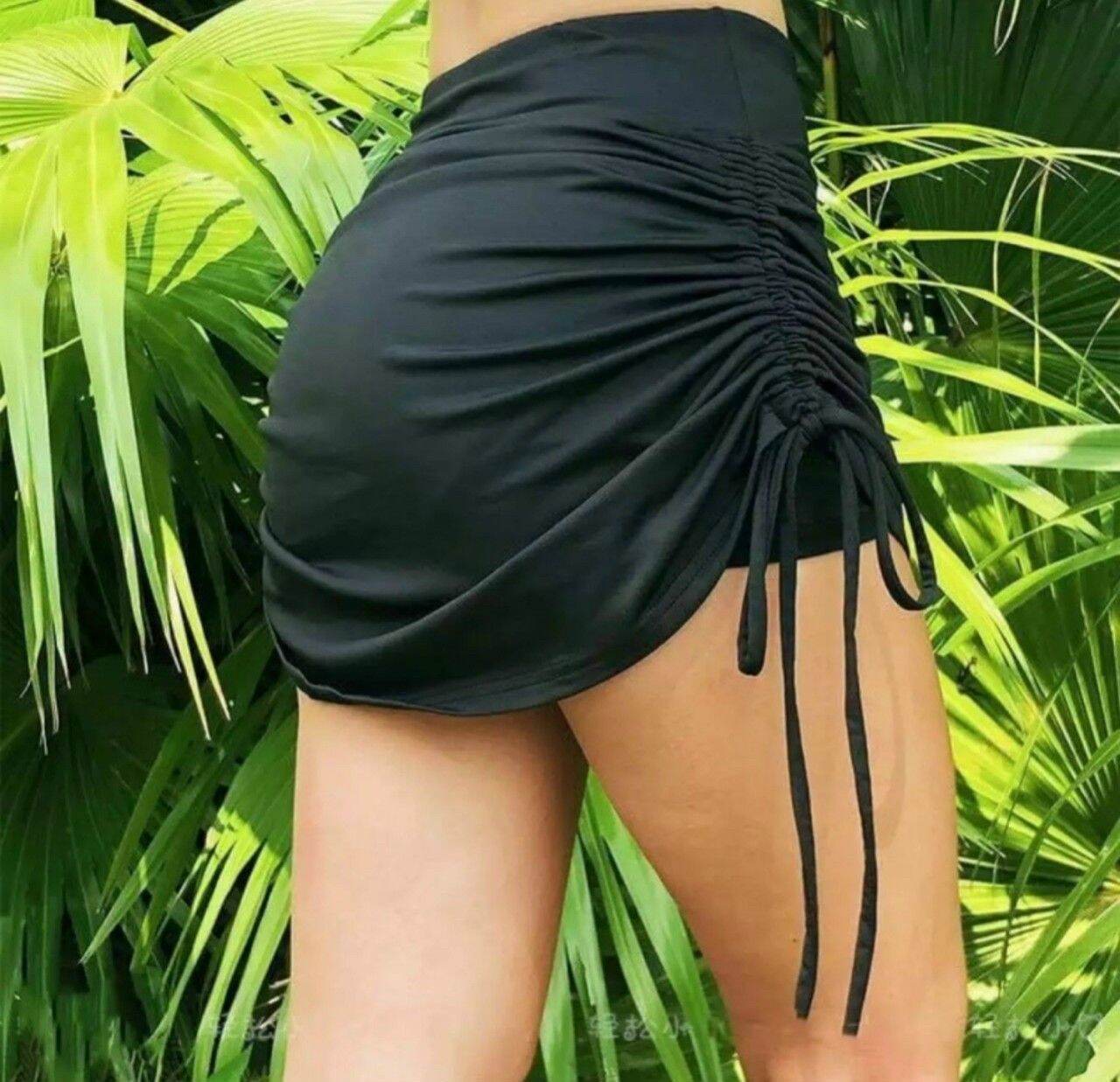 ( Hàng đẹp ) Chân váy thun rút dây 2 bên có quần bên trong